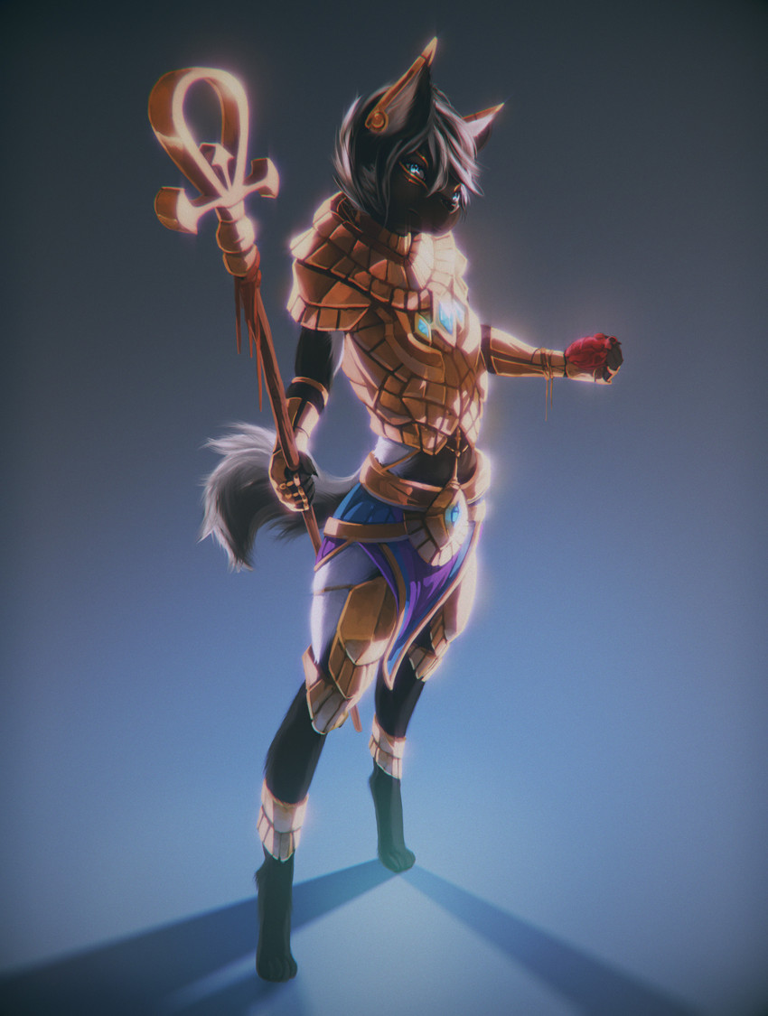 anubis and danny thomas (middle eastern mythology and etc) created by fruitbloodmilkshake