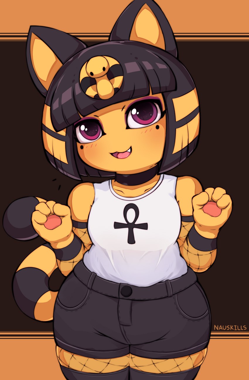 ankha (animal crossing and etc) created by nauskills