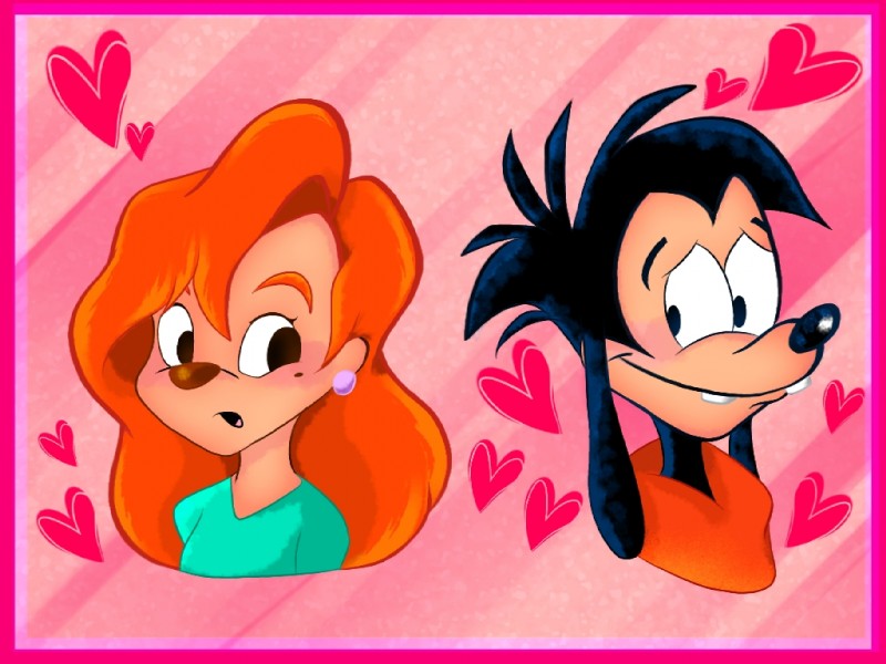 max goof and roxanne rover (goof troop and etc) created by shiawase usagi