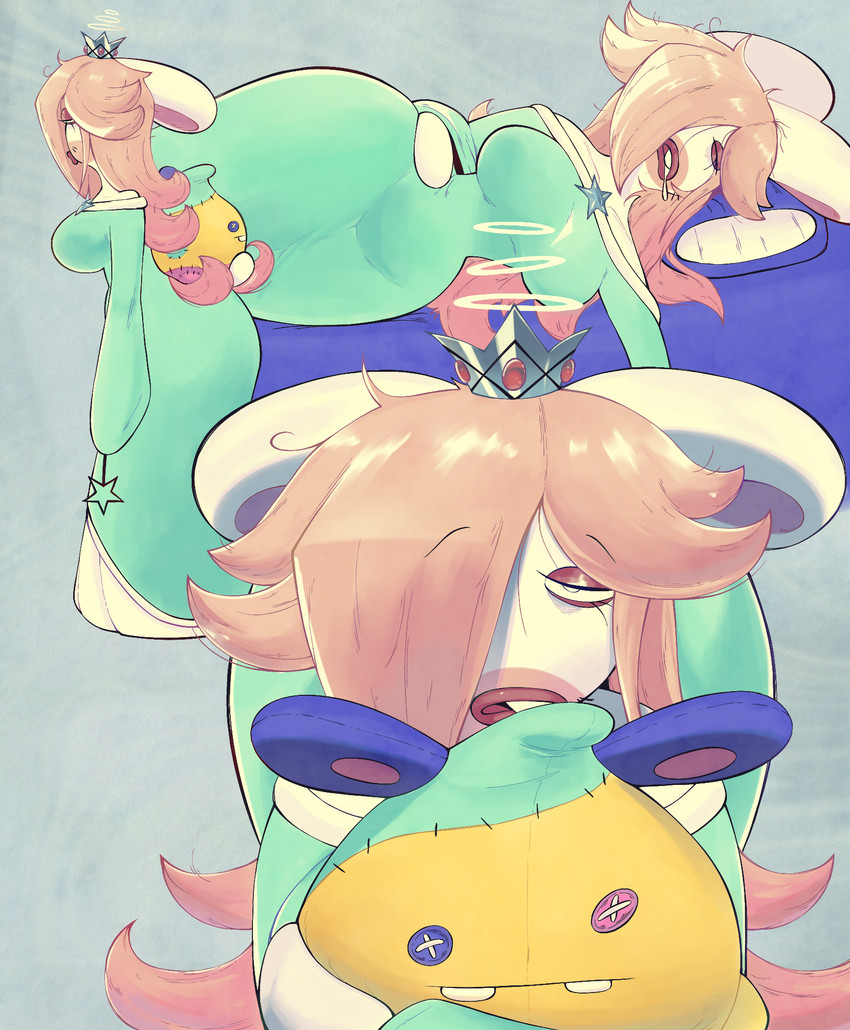 rabbid rosalina (mario plus rabbids sparks of hope and etc) created by glabsterii