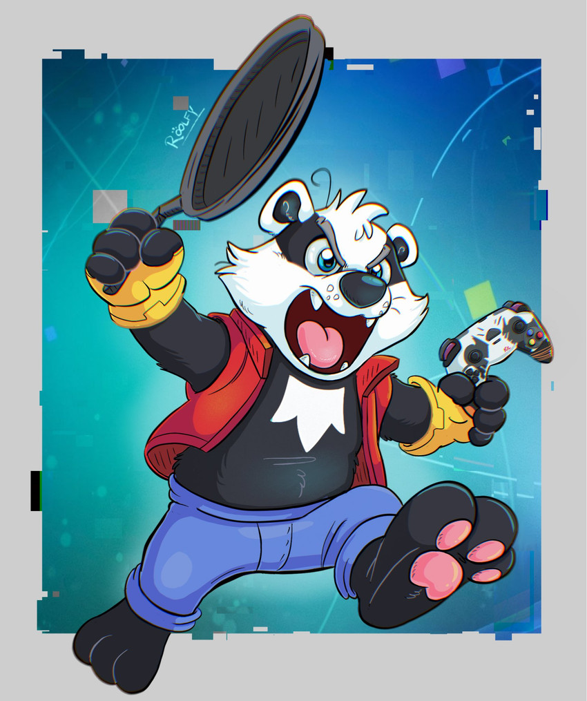 bradley (bradley the badger) created by roolfy