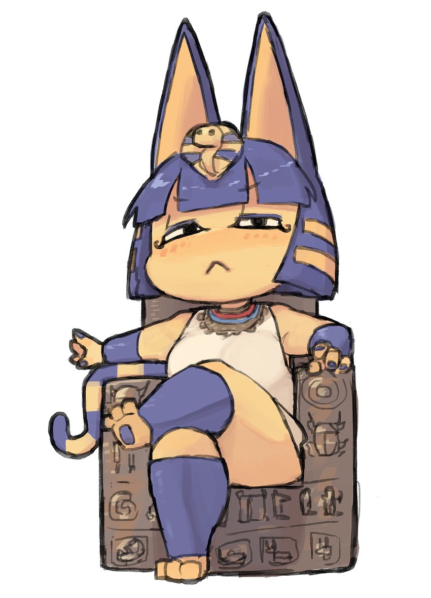 ankha (animal crossing and etc) created by karu184