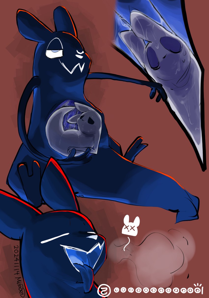 inv and survivor (rain world and etc) created by misoden (artist)