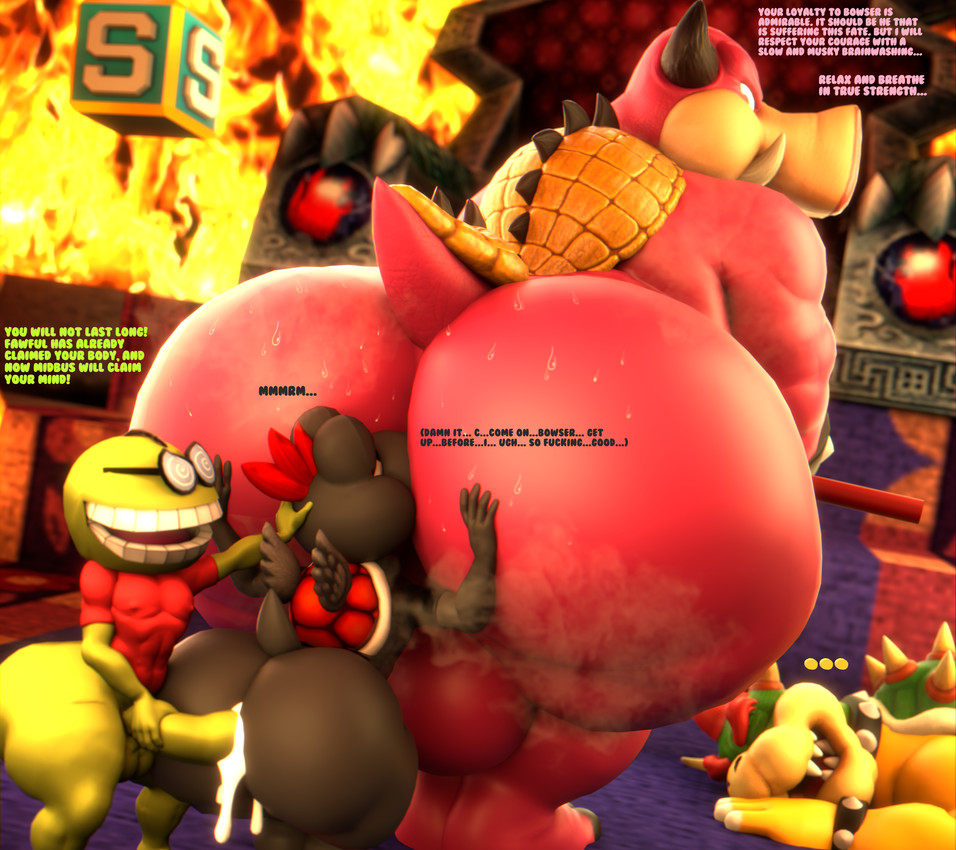 fawful, lire, and midbus (mario and luigi (series) and etc) created by doommusk