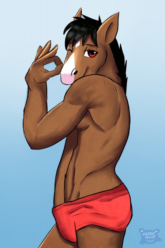 bojack horseman (bojack horseman and etc) created by marrieskunk