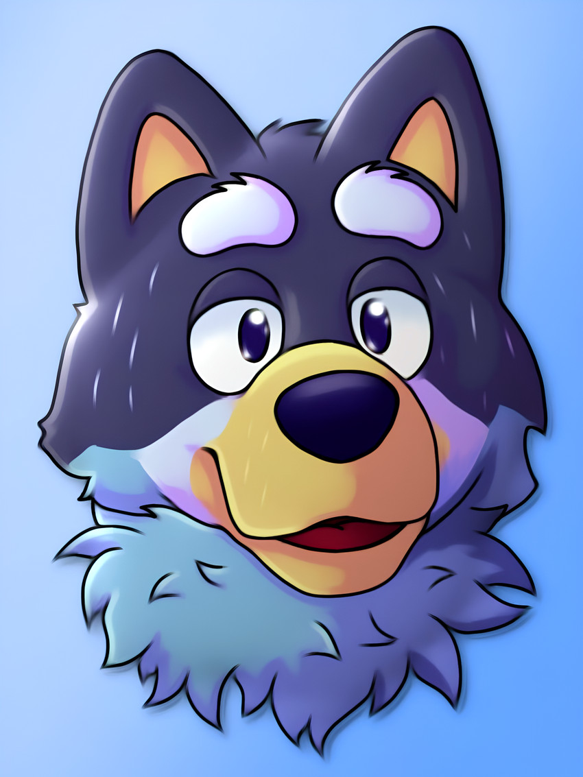 bandit heeler (bluey (series)) created by rjquaty
