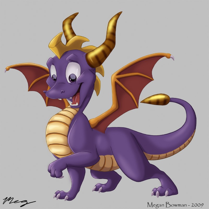 spyro (european mythology and etc) created by epesi