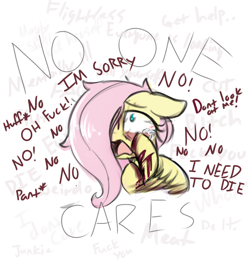 fluttershy (friendship is magic and etc) created by ccruelangel