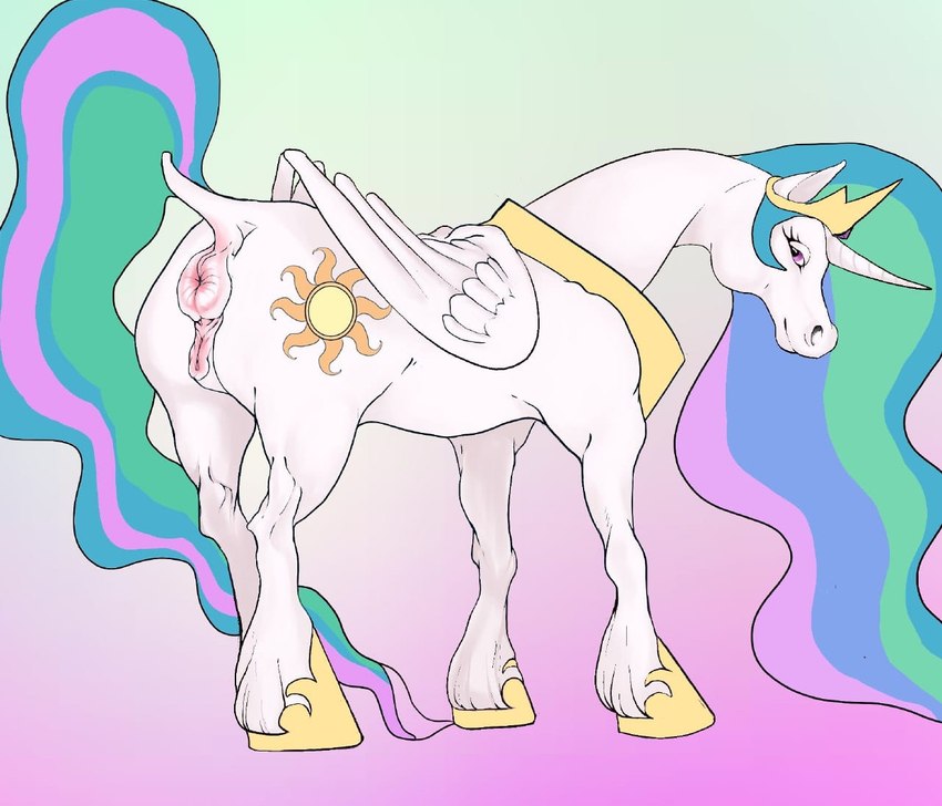 princess celestia (friendship is magic and etc) created by unfunny kitty