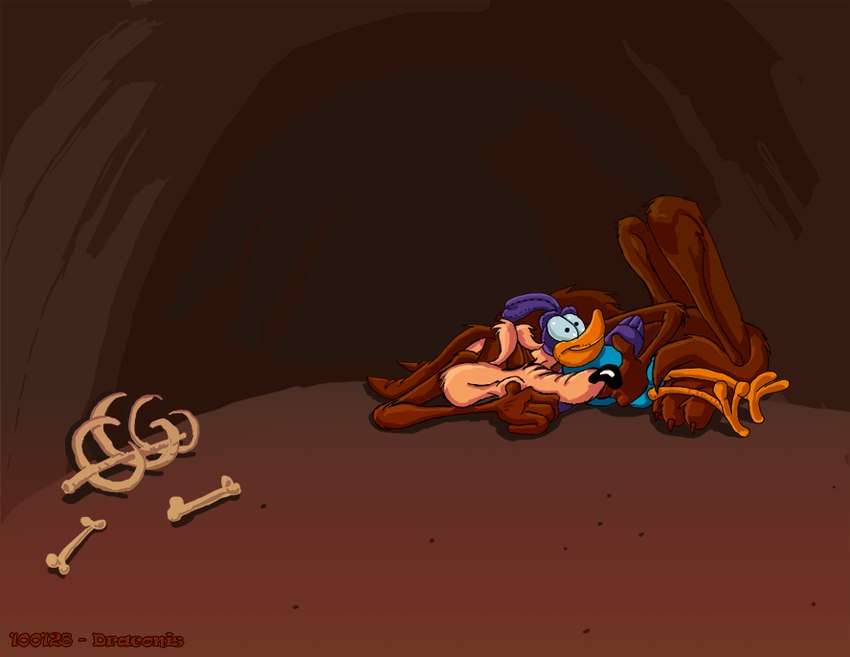 road runner and wile e. coyote (warner brothers and etc) created by stevethedragon