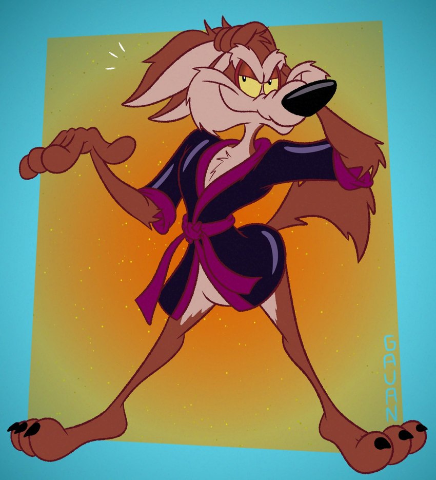 wile e. coyote (warner brothers and etc) created by gavanzude