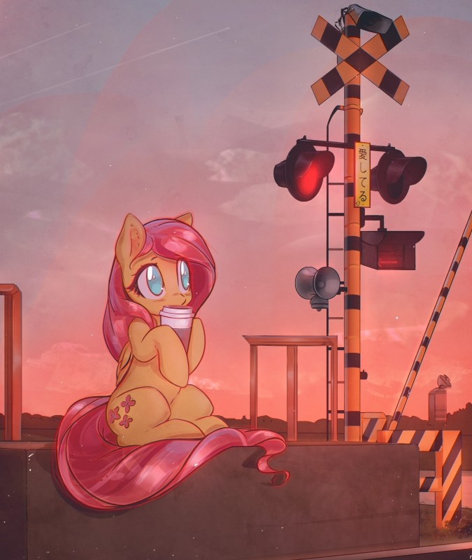 fluttershy (friendship is magic and etc) created by mirroredsea