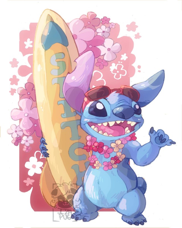 stitch (lilo and stitch and etc) created by izapug