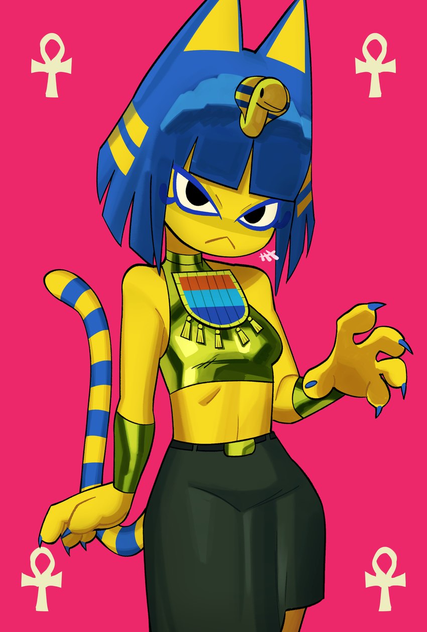 ankha (animal crossing and etc) created by amiokay