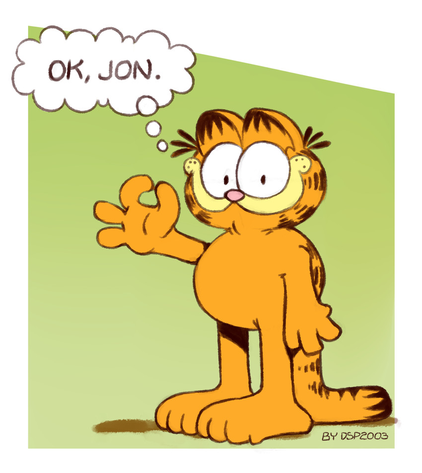 garfield the cat (garfield (series)) created by dsp2003