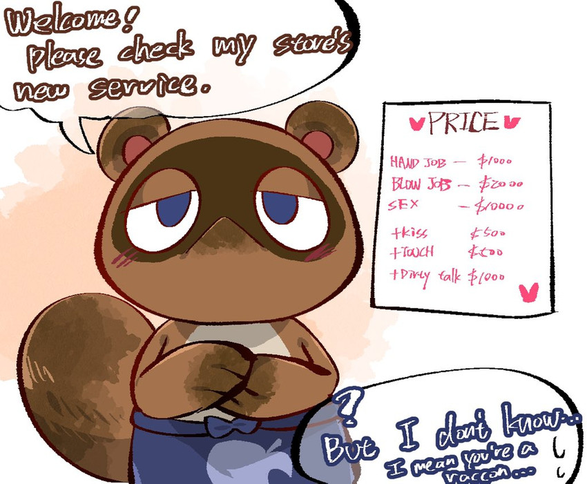 tom nook (animal crossing and etc) created by shandrawaka and shanutaka