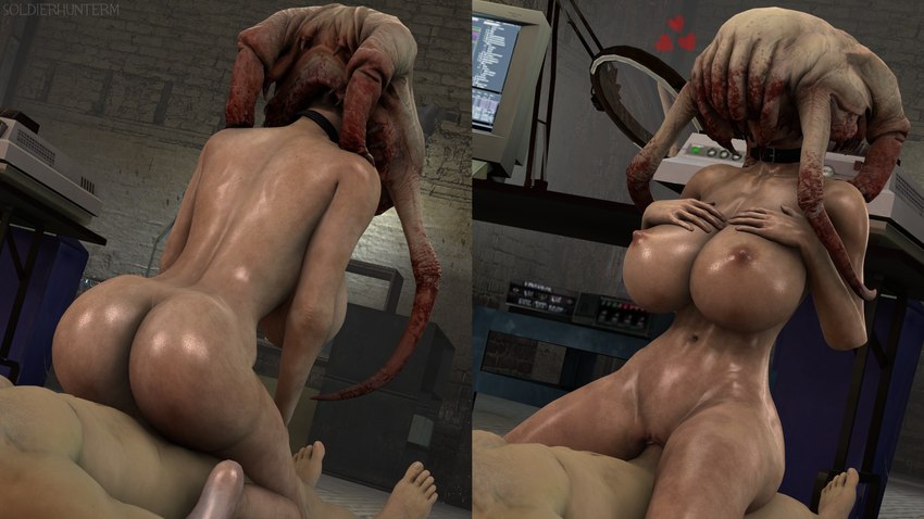 female headcrab, hornycrab, and lamarr (half-life 2 and etc) created by soldierhunterm