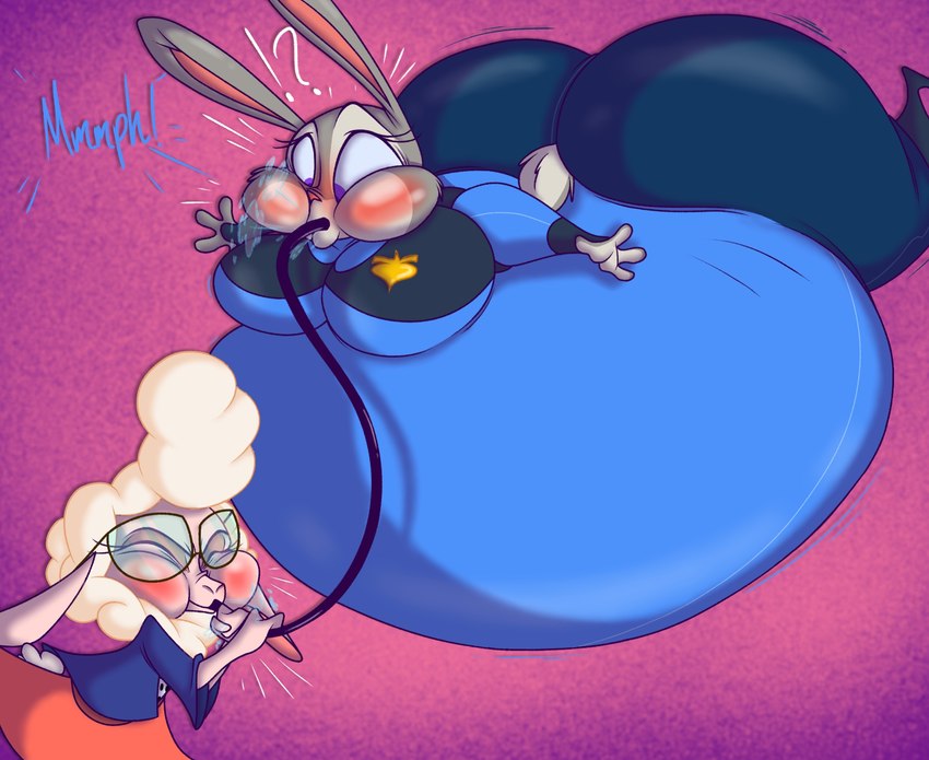 dawn bellwether and judy hopps (zootopia and etc) created by silentjack