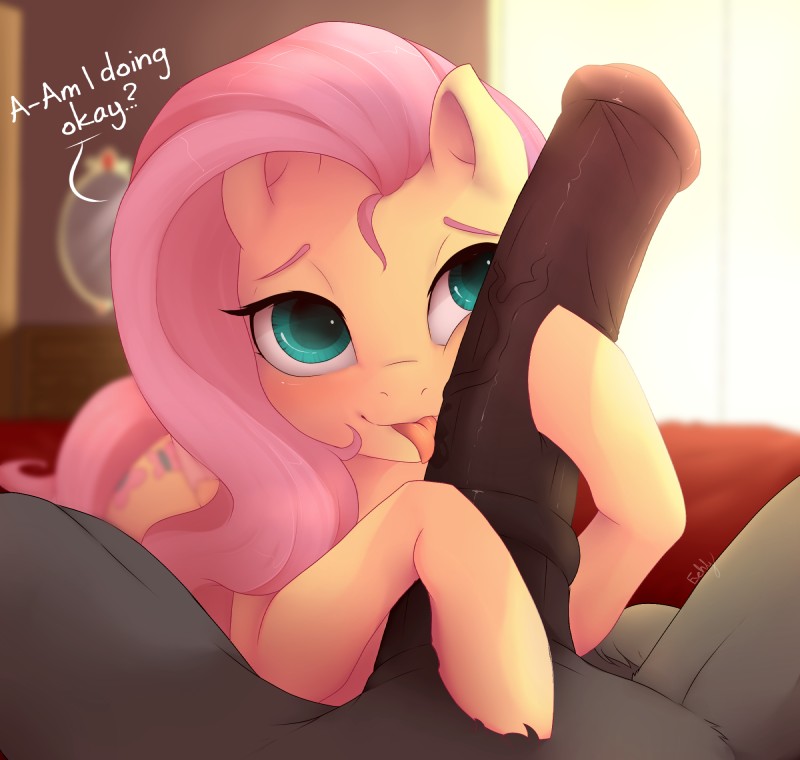 fluttershy (friendship is magic and etc) created by evehly