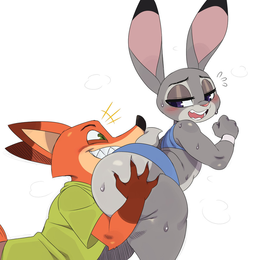 judy hopps and nick wilde (zootopia and etc) created by sssonic2