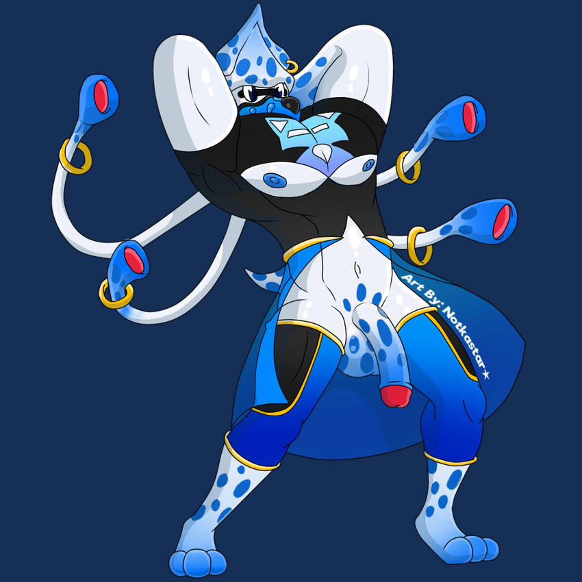 gooper blooper and zatch (mario bros and etc) created by notkastar