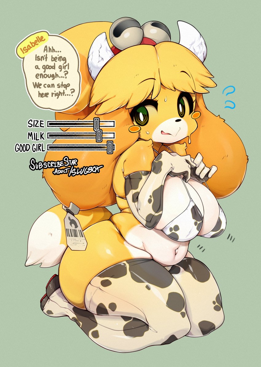 isabelle (animal crossing and etc) created by slugbox