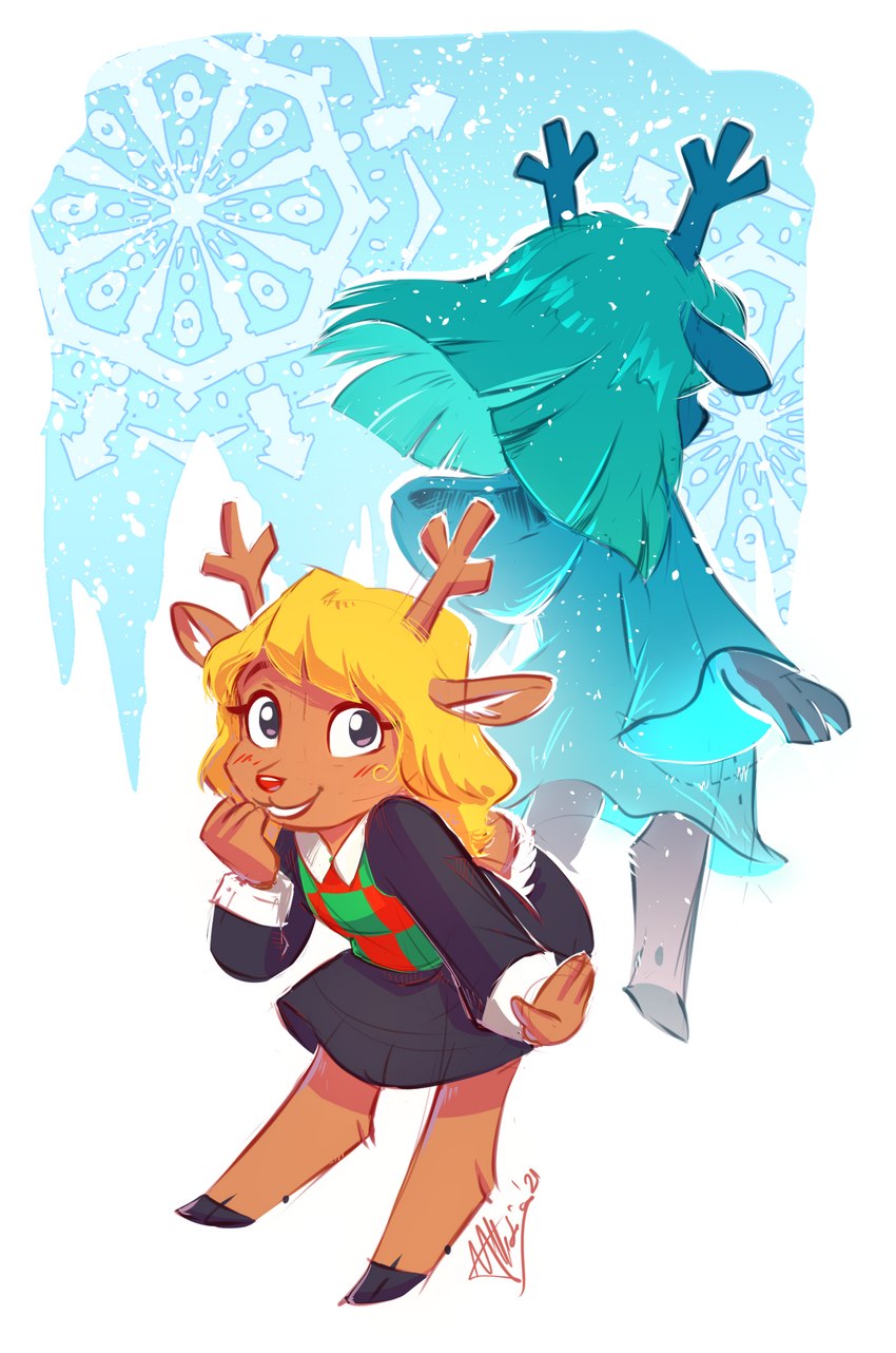 noelle holiday (undertale (series) and etc) created by allesiathehedge