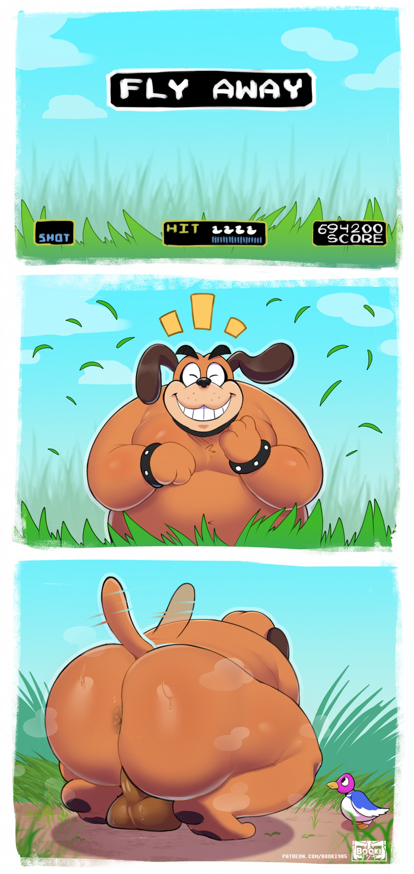 duck hunt dog (duck hunt and etc) created by el booki