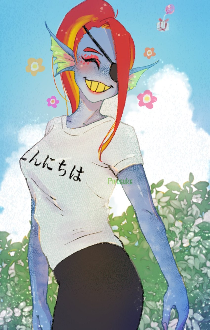 undyne (undertale (series)) created by pipitasout