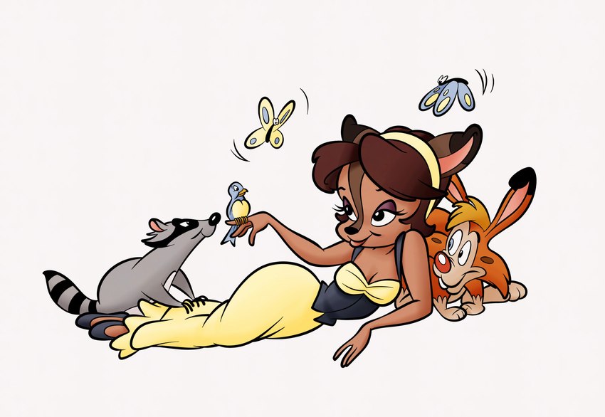 bonkers d. bobcat, fawn deer, snow white, and snow white (snow white and the seven dwarfs and etc) created by stanmort