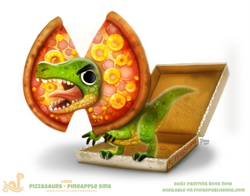 pineapple on pizza debate (meme) created by piper thibodeau