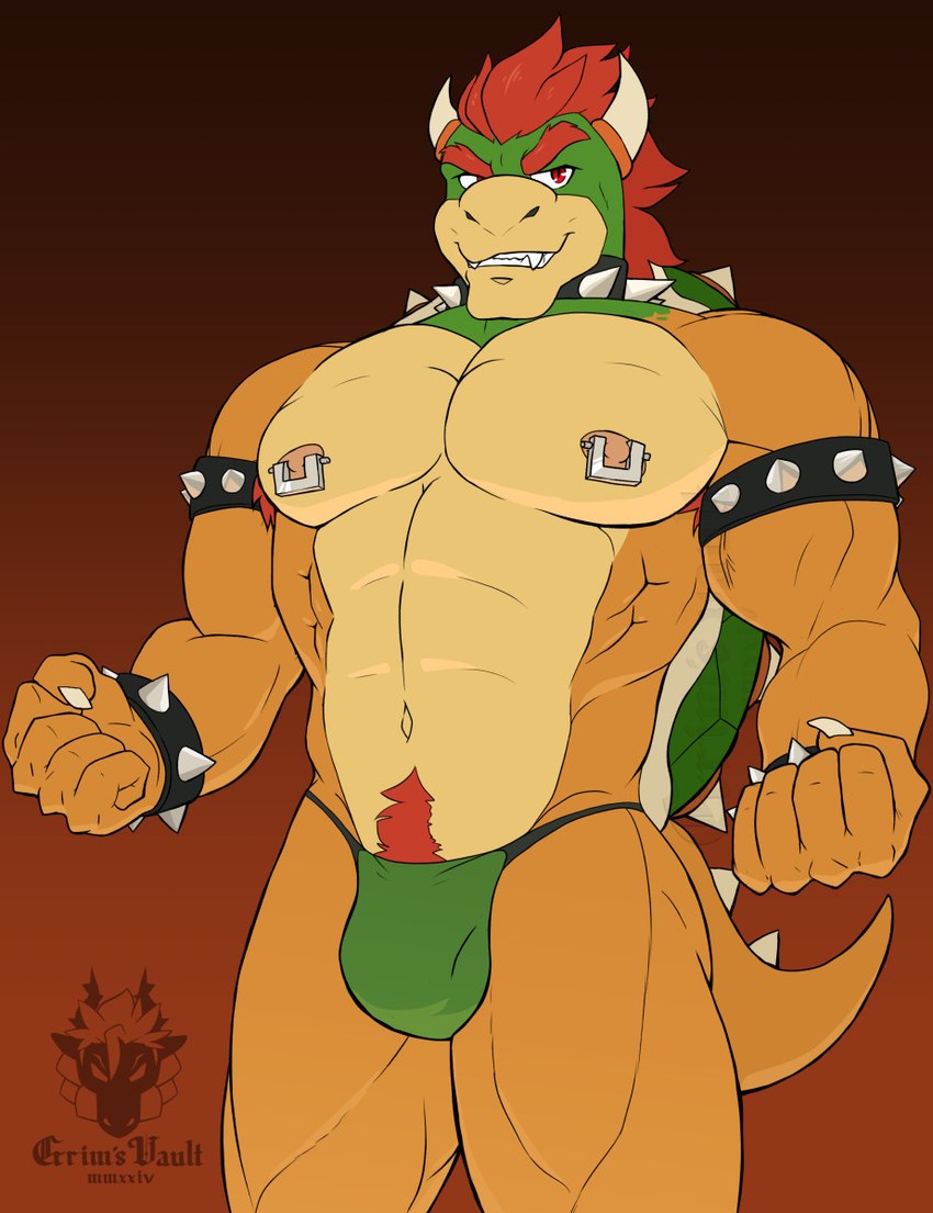 bowser (mario bros and etc) created by grimsvault