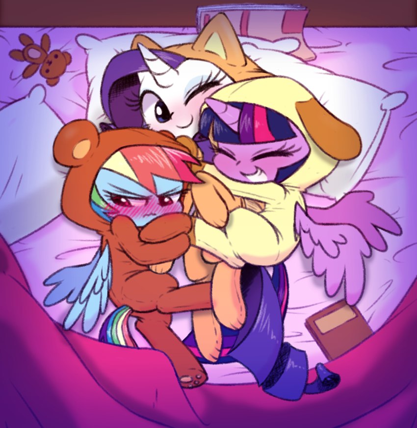 rainbow dash, rarity, and twilight sparkle (friendship is magic and etc) created by raridashdoodles