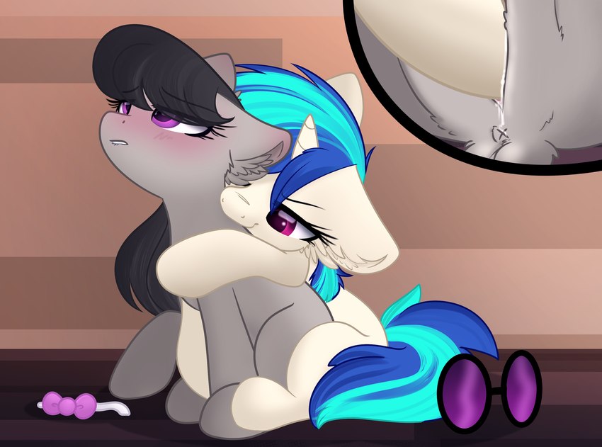 octavia and vinyl scratch (friendship is magic and etc) created by n0p0ny