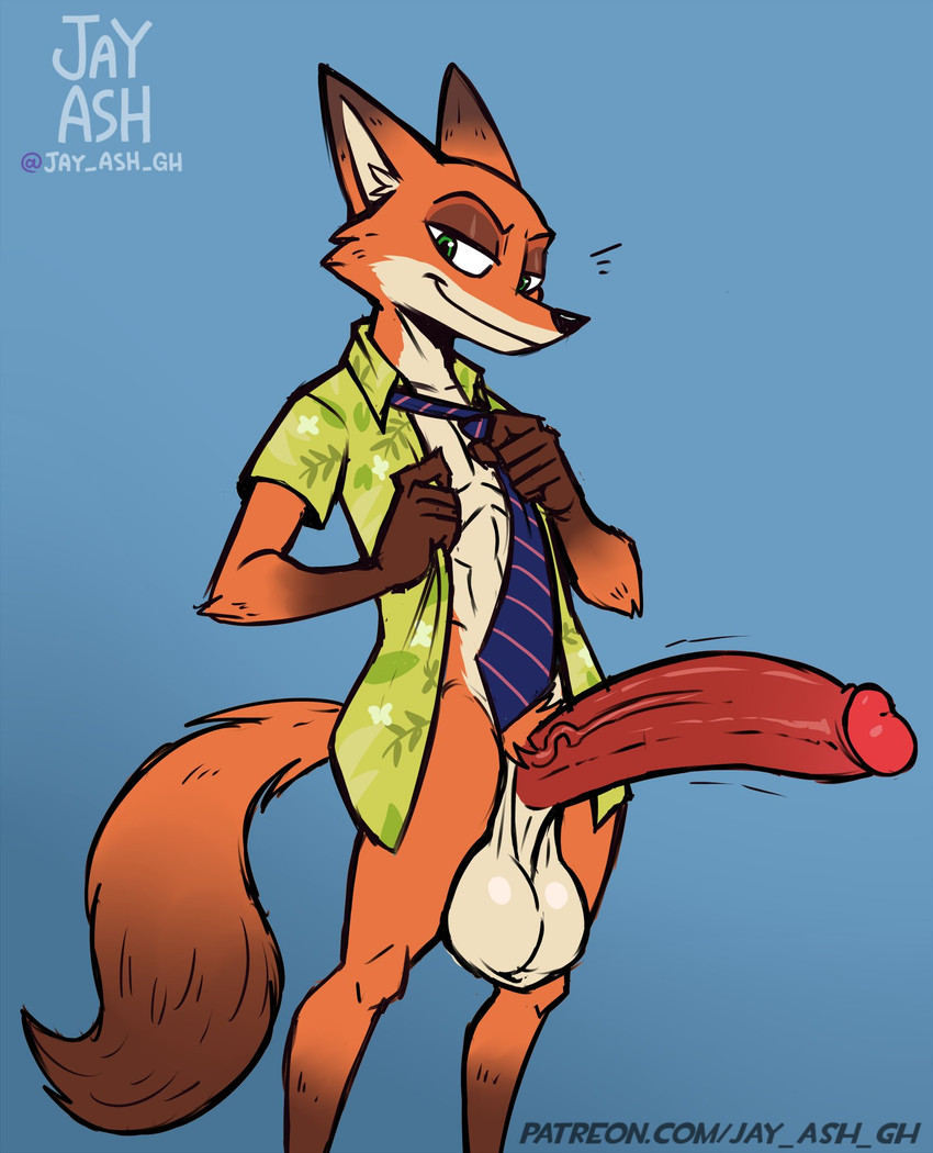 nick wilde (zootopia and etc) created by ghastlygh