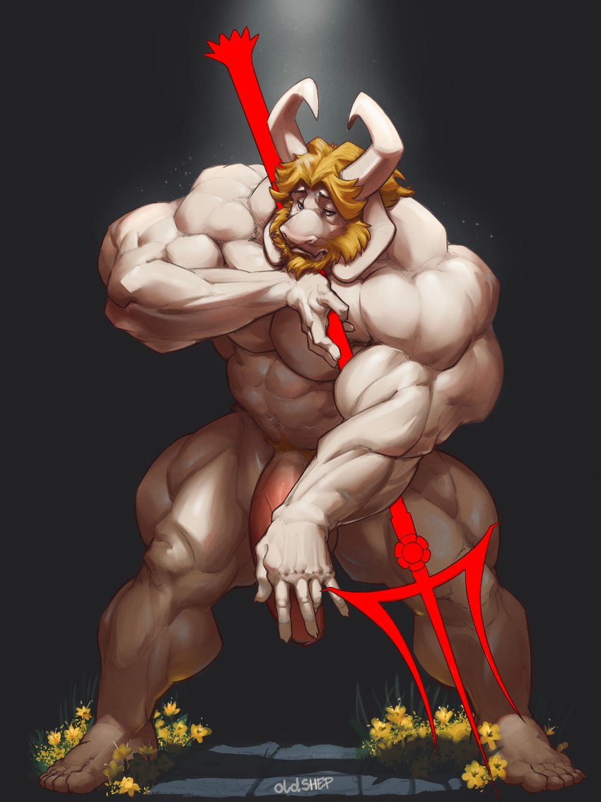 asgore dreemurr (undertale (series)) created by oldshep