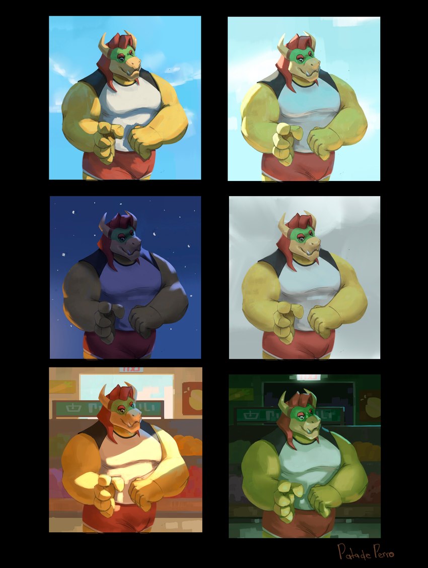 bowser (mario bros and etc) created by patadeperro