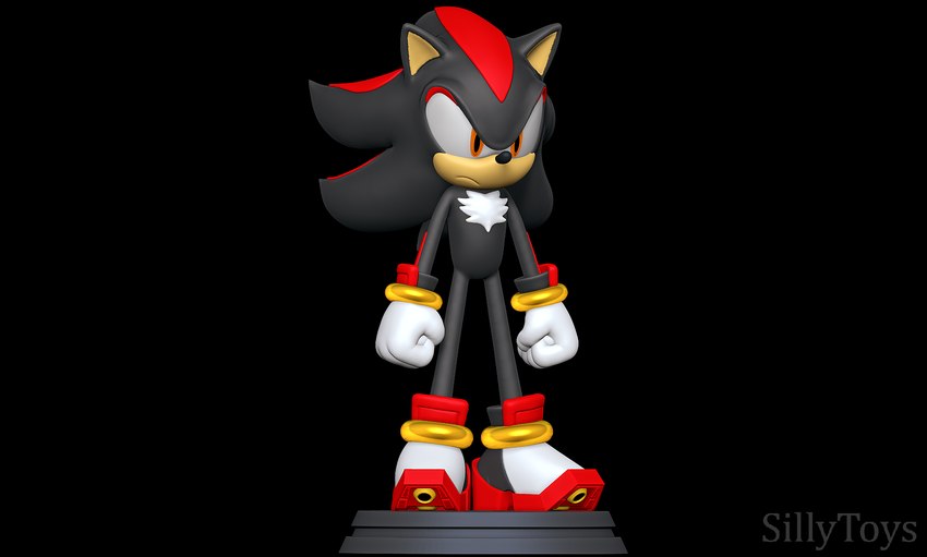 shadow the hedgehog (sonic the hedgehog (series) and etc) created by sillytoys