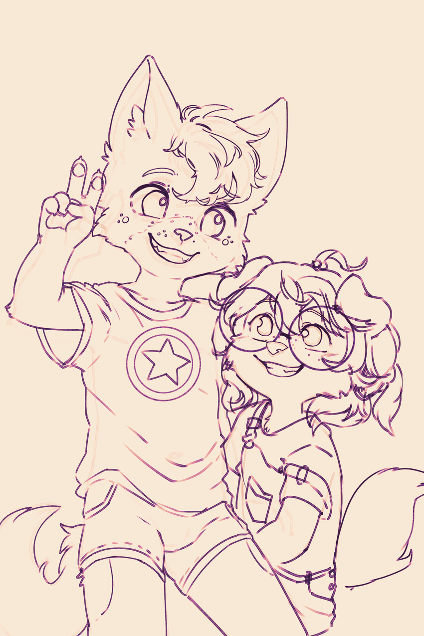 alex and sundae created by elly (artist)