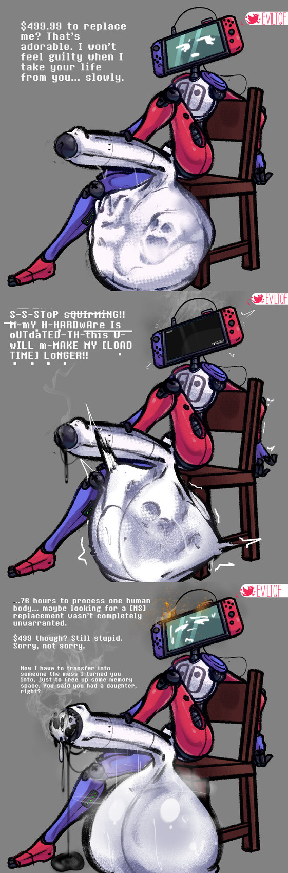 fan character (nintendo switch and etc) created by eviltqf