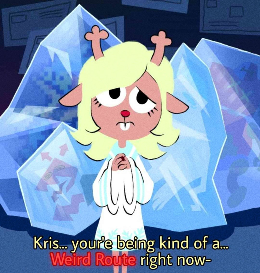 berdly and noelle holiday (foster's home for imaginary friends and etc) created by kaprettino