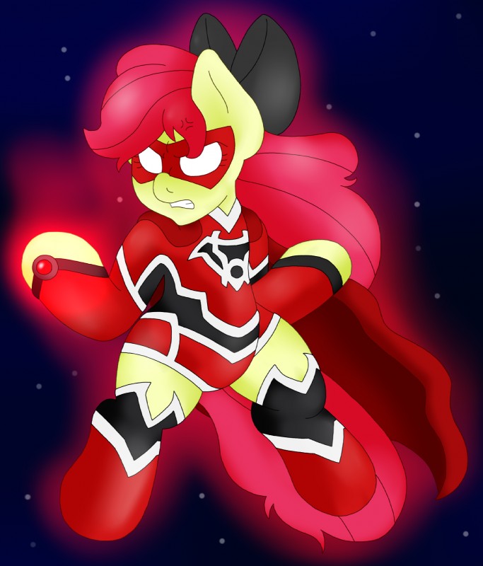 apple bloom (green lantern (series) and etc) created by blackbewhite2k7