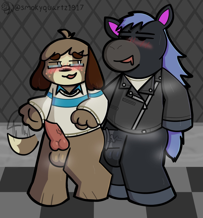 digby and roscoe (animal crossing and etc) created by smokyquartz1917