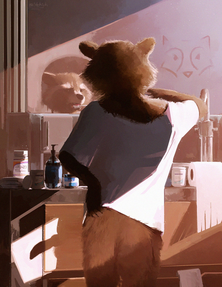 rocket raccoon (guardians of the galaxy and etc) created by sidekick