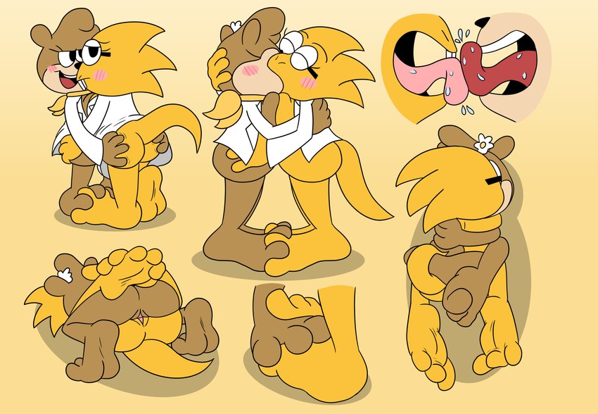 alphys and cindy bear (jellystone (hbo max) and etc) created by mepwep