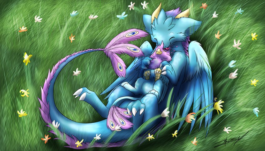 gyro feather and gyrurr (mythology) created by xeirla