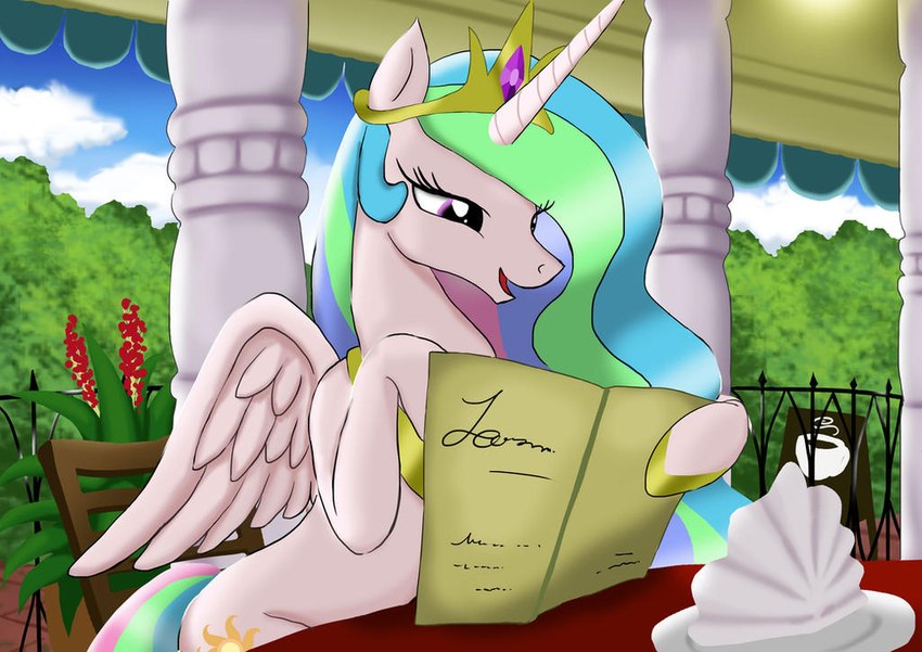 princess celestia (friendship is magic and etc) created by neoshrek