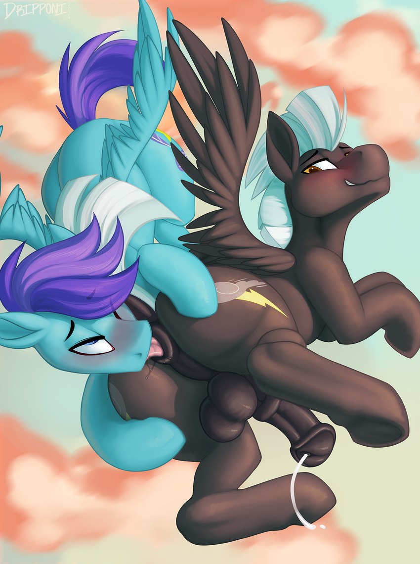 open skies and thunderlane (friendship is magic and etc) created by dripponi