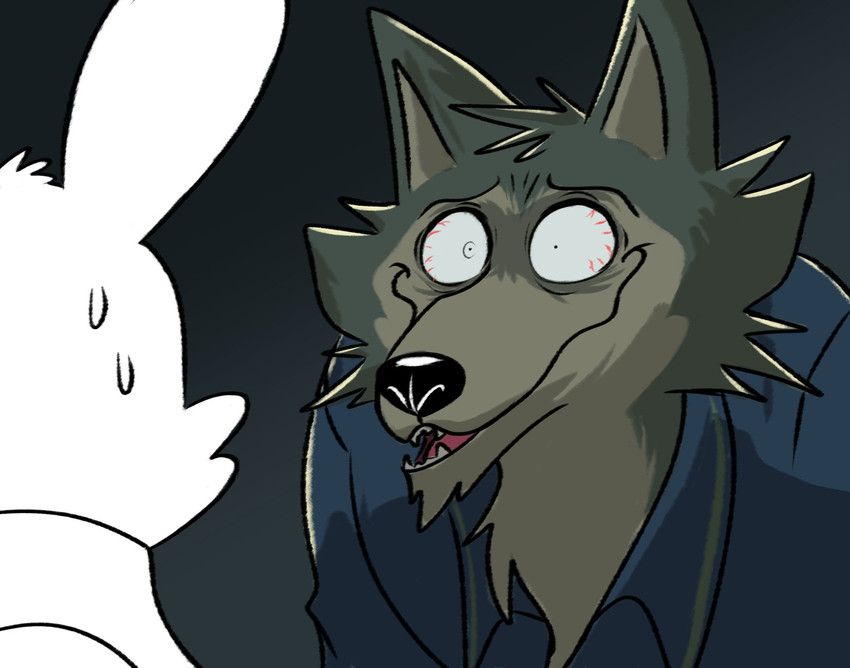 haru and legoshi (beastars) created by edtertainerd