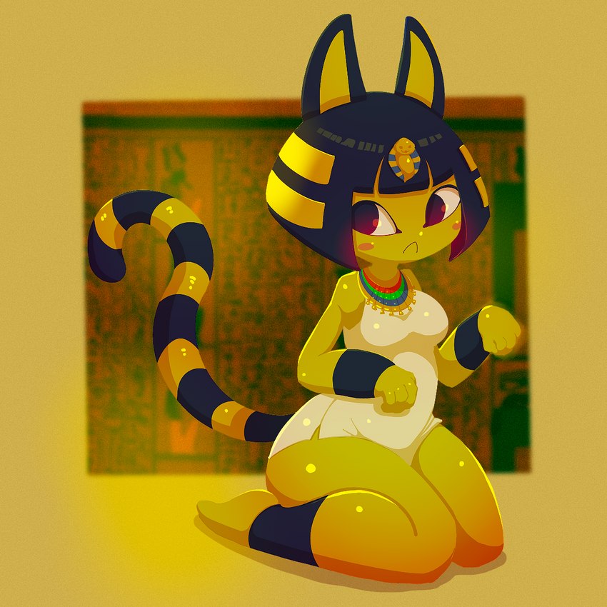 ankha (animal crossing and etc) created by rakuda0330